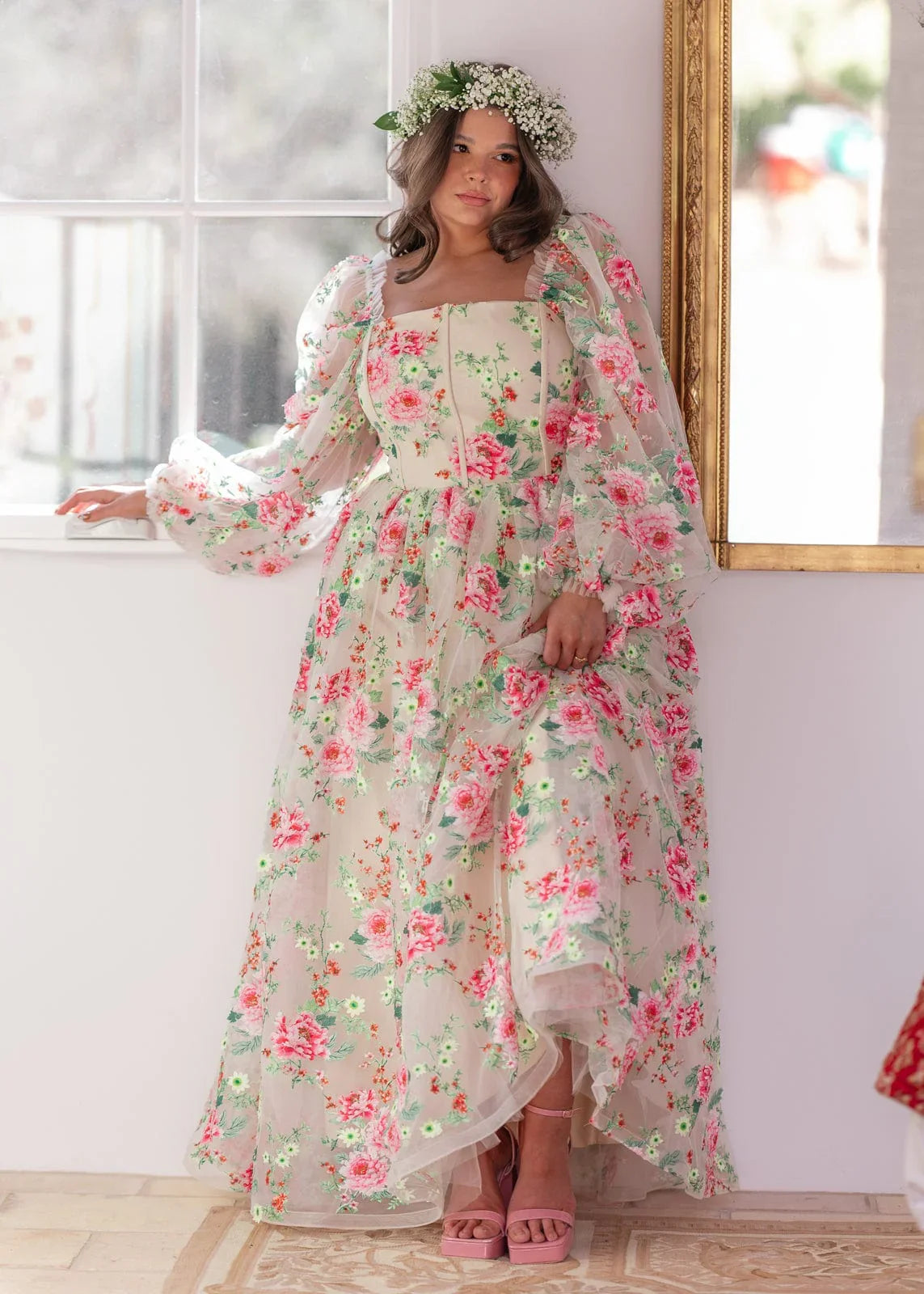 Rosetta Dress - JessaKae - Rosetta Dress - Enchanted Rose / 00