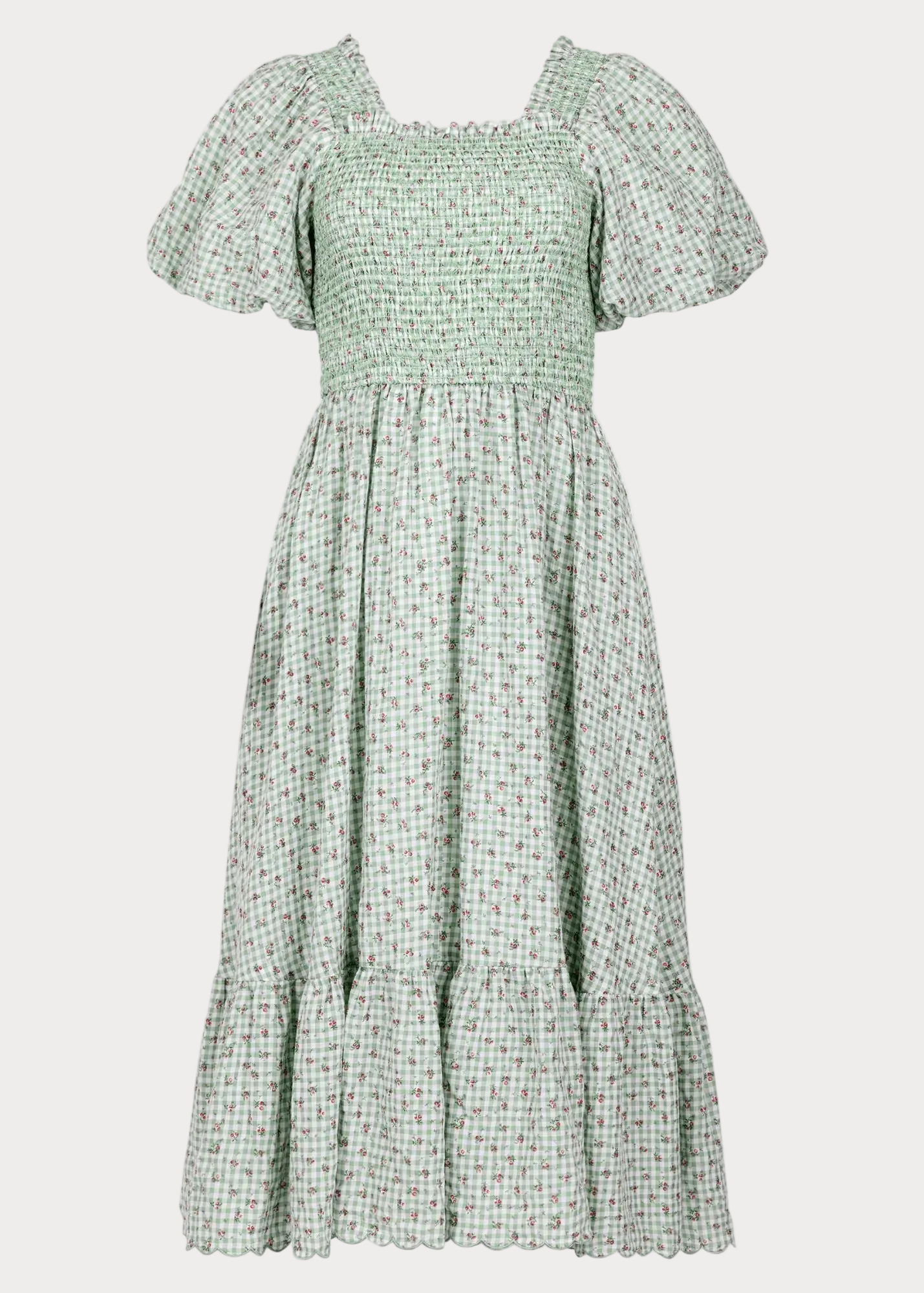 Rosie Posie Dress Dresses - JessaKae - Rosie Posie Dress - Tea Green / XXS