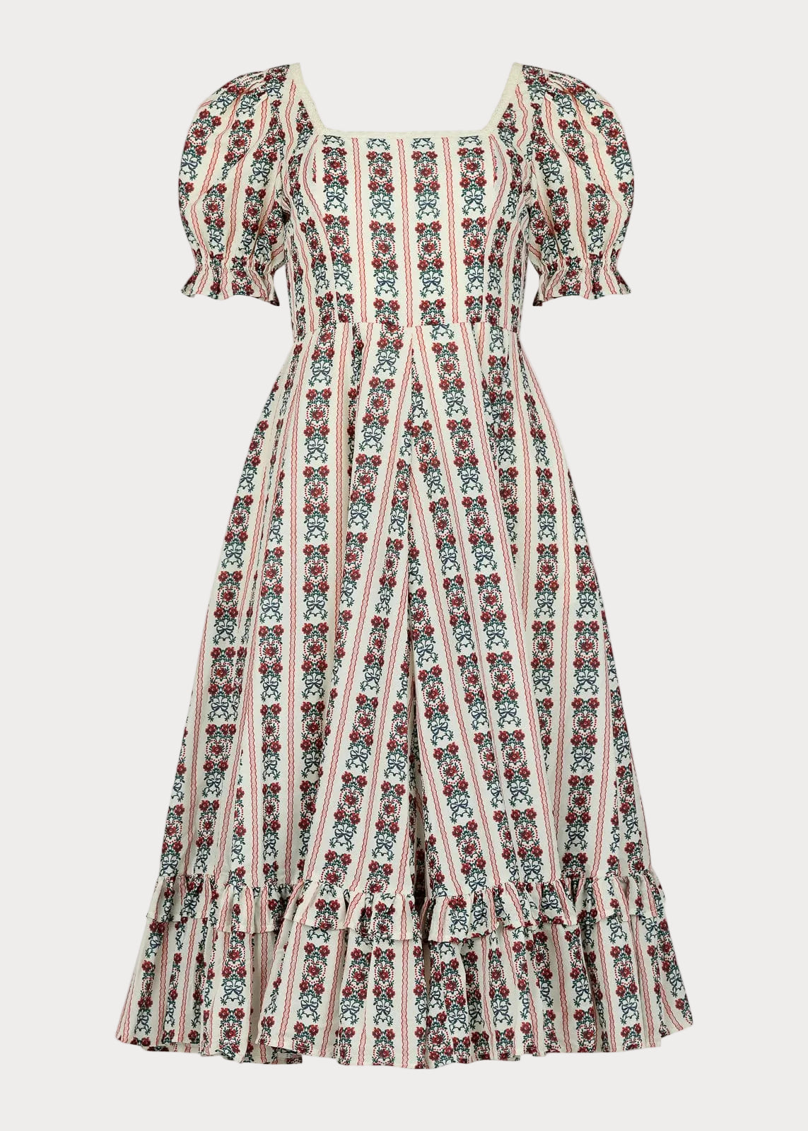 chic size inclusive model wearing JessaKae Rue Dress