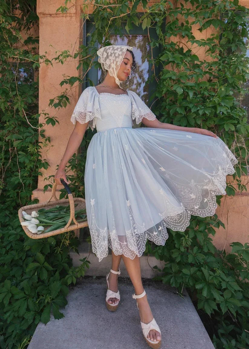 Seraphina Dress Dresses - JessaKae - Seraphina Dress - Blue Bell / XXS