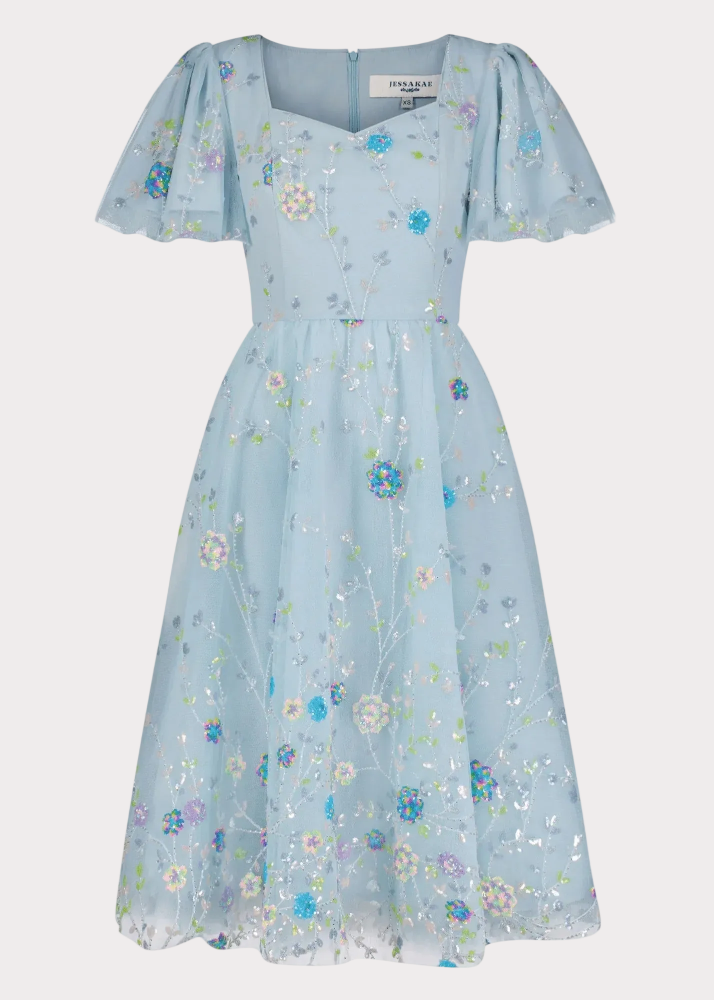 Shimmer Dress Dresses - JessaKae - Shimmer Dress - Blue / XXS