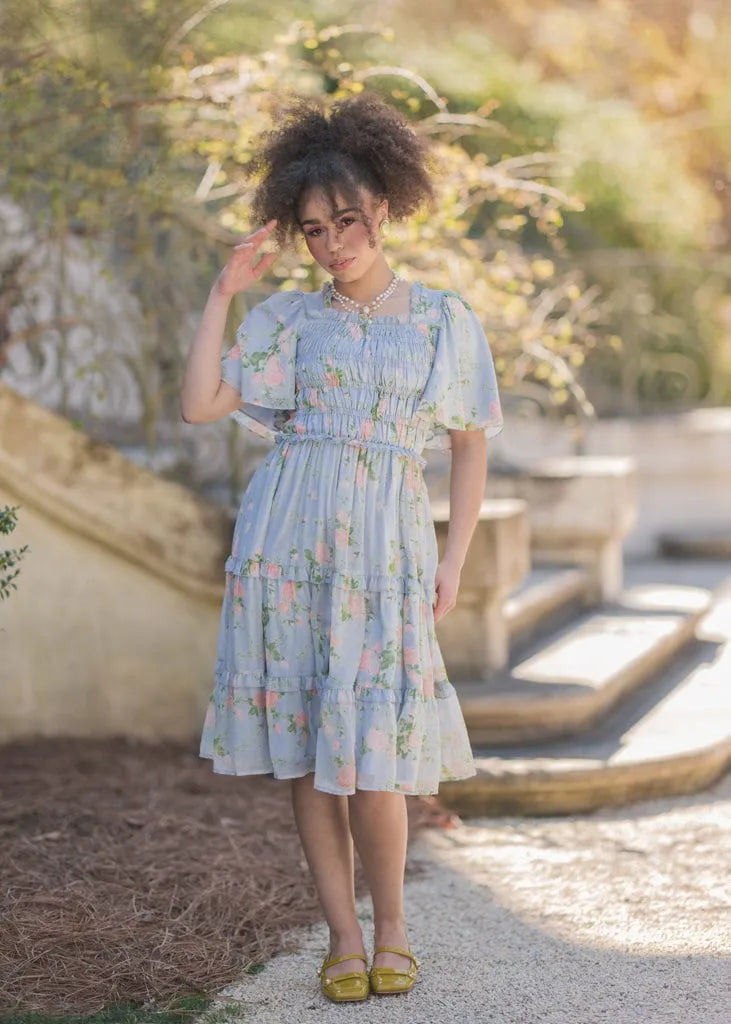 Siena Dress Dresses - JessaKae - Siena Dress - Petal Breeze / XXS