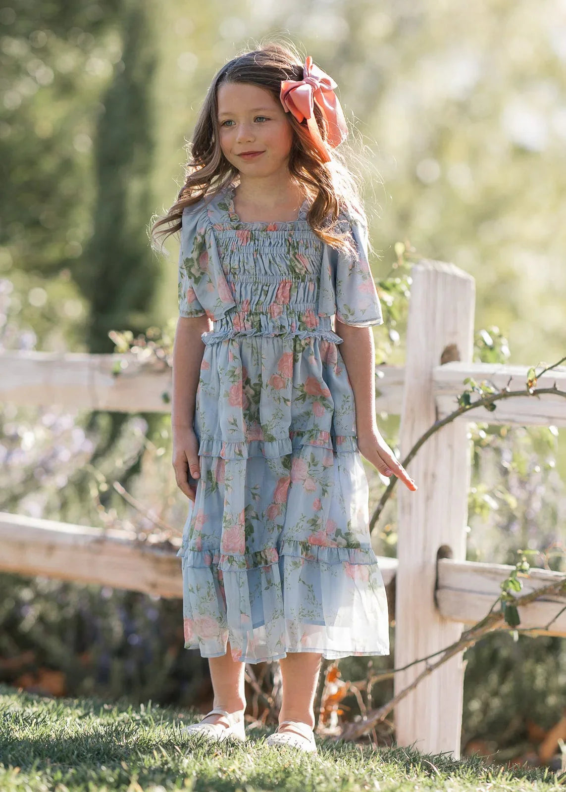 Siena Girls Dress Girls Dress - JessaKae - Siena Girls Dress - Petal Breeze / 12-18M