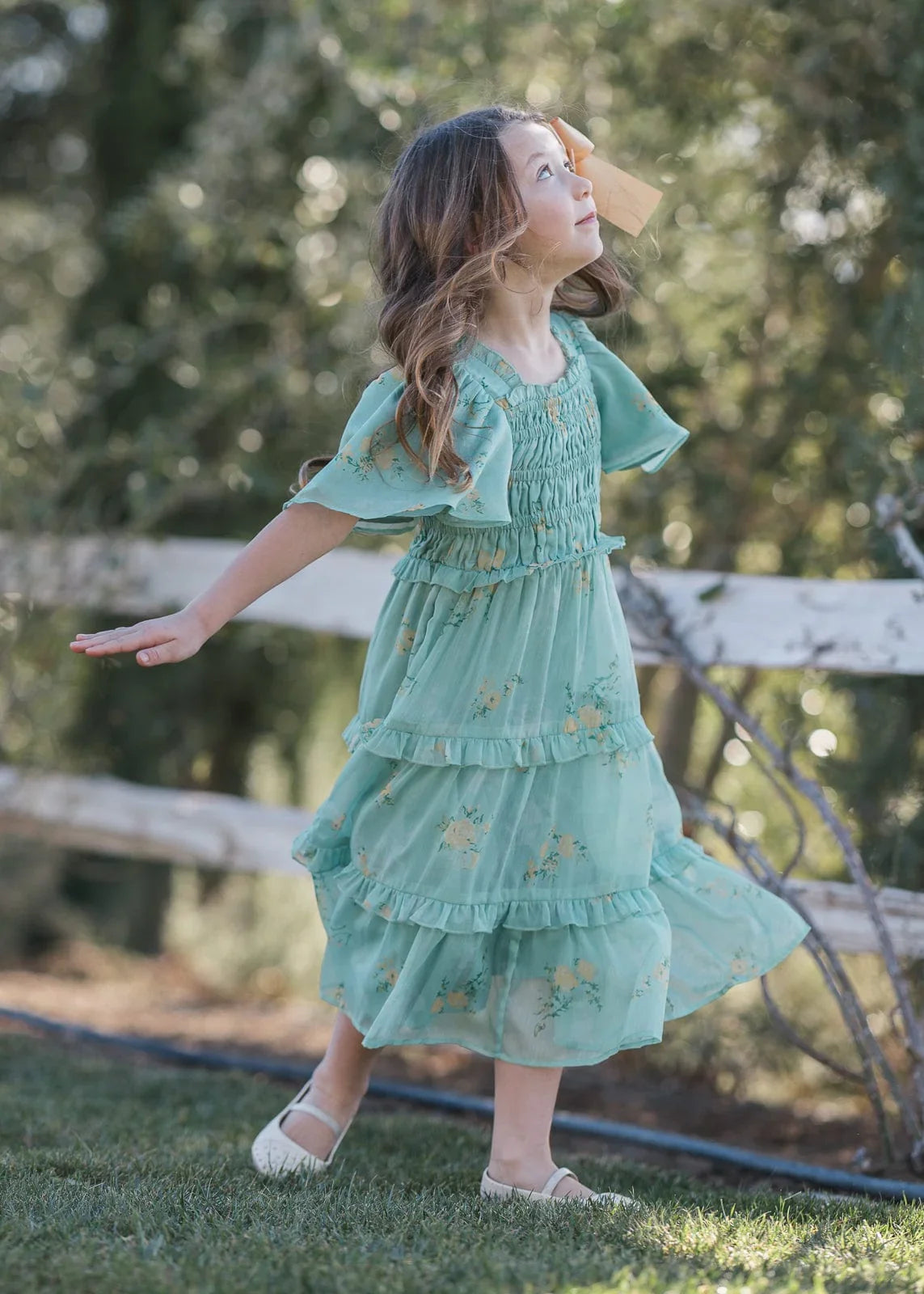 Siena Girls Dress - JessaKae - Siena Girls Dress - Pixie Dust / 12-18M