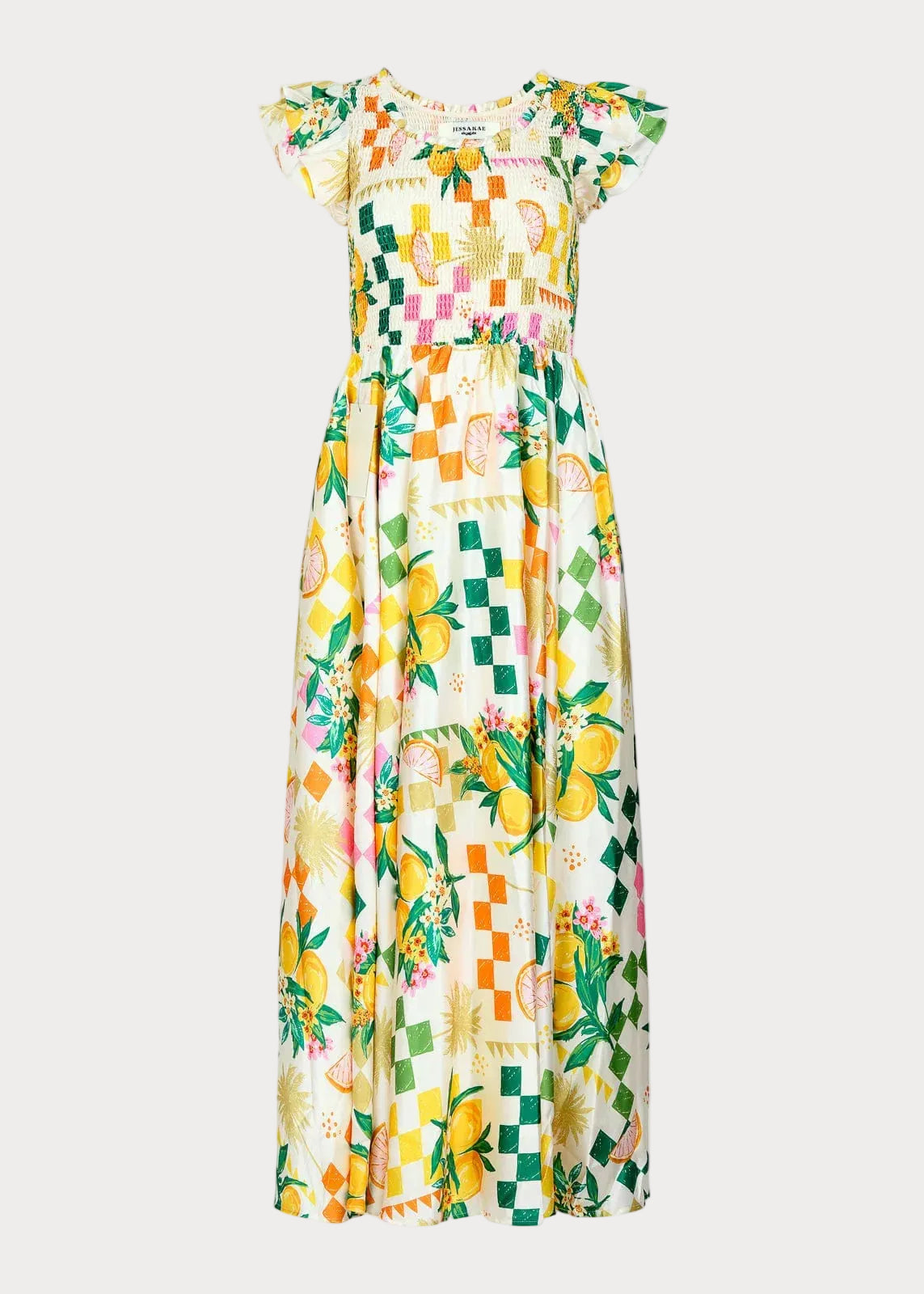 Solana Dress - JessaKae - Solana Dress - Sunkissed Citrus / XXS