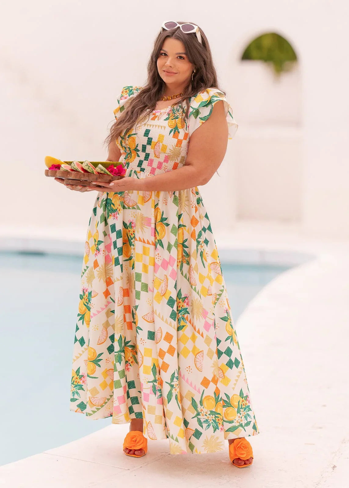 Solana Dress - JessaKae - Solana Dress - Sunkissed Citrus / XXS