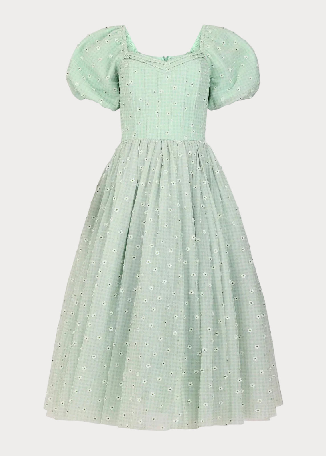Spring Meadow Dress Dresses - JessaKae - Spring Meadow Dress - Sprout Green / XXS