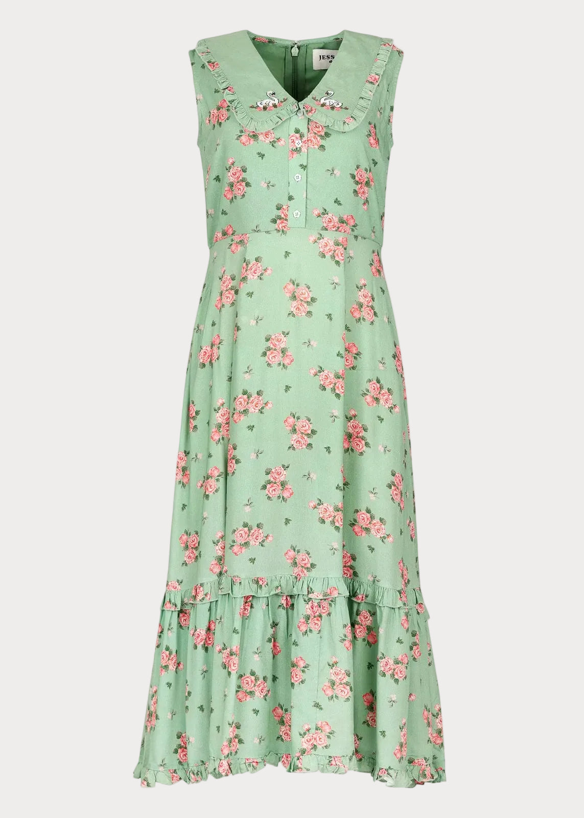 Thea Dress Dresses - JessaKae - Thea Dress - Fleur de Swan / XXS