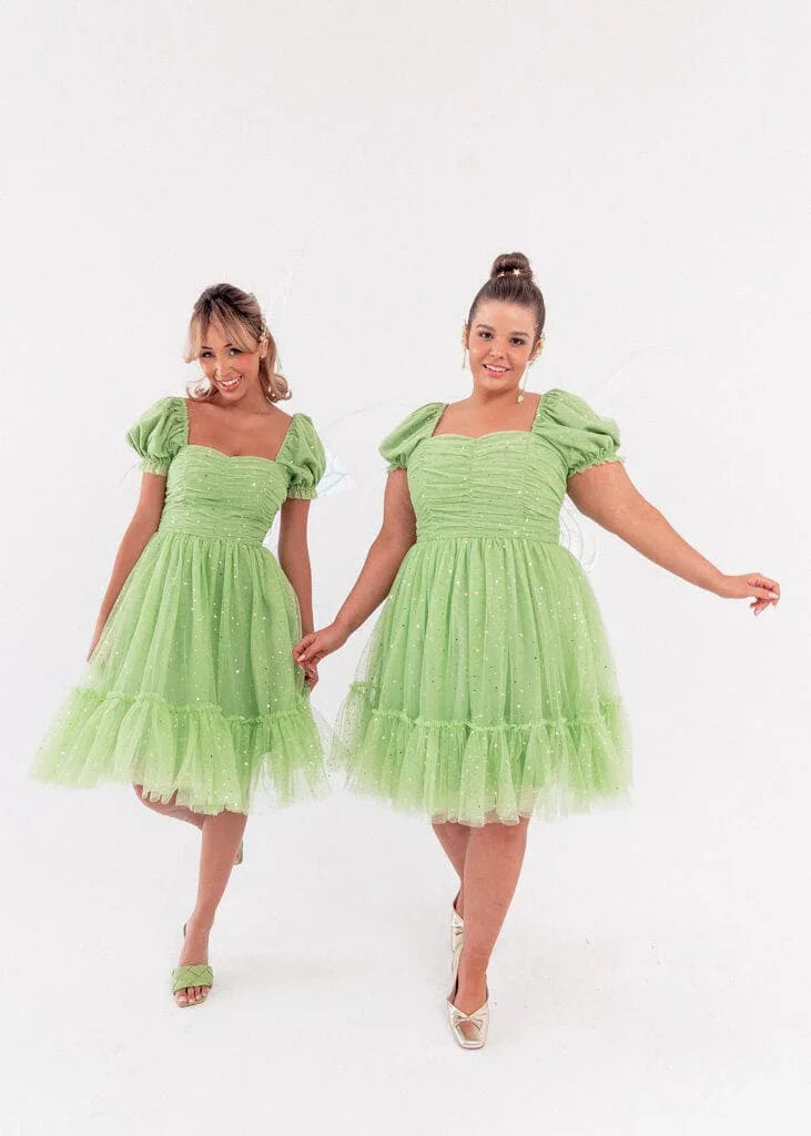 Tink Dress Dresses - JessaKae - Tink Dress - Tink Green / XXS