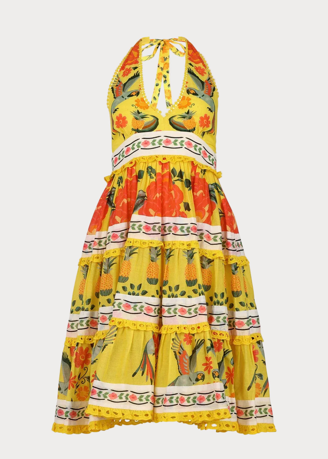 Tropica Dress - JessaKae - Tropica Dress - Mango Macaw / XXS