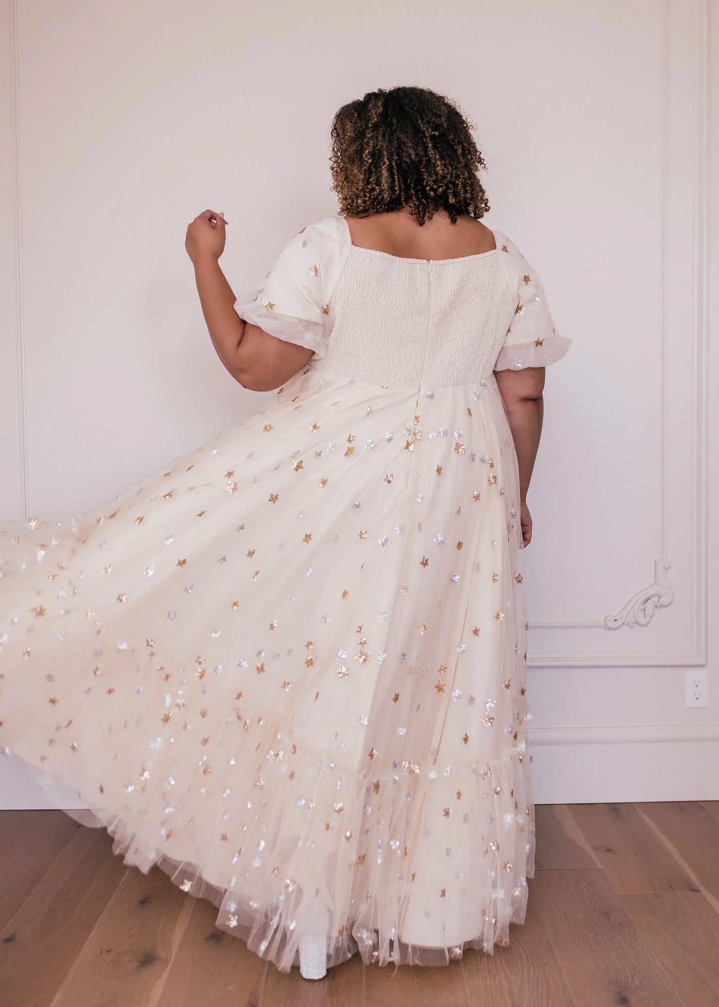 Wendy Dress Dresses - JessaKae - Wendy Dress - Cream Star / XXS