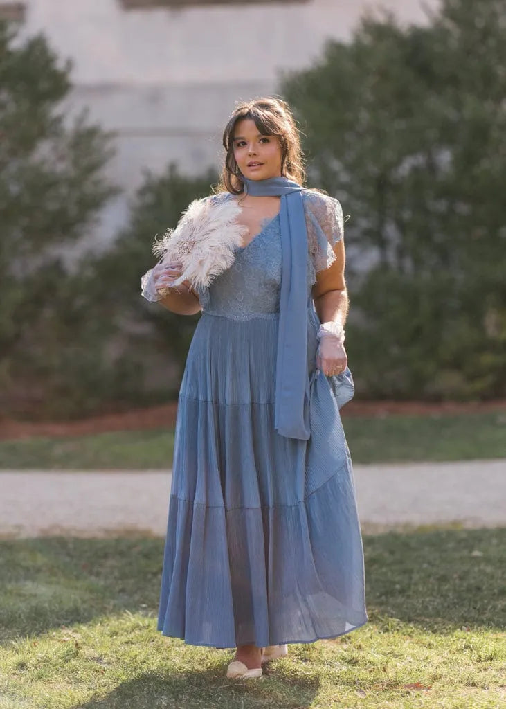 Zuri Dress - JessaKae - Zuri Dress - Gossamer Blue / XXS