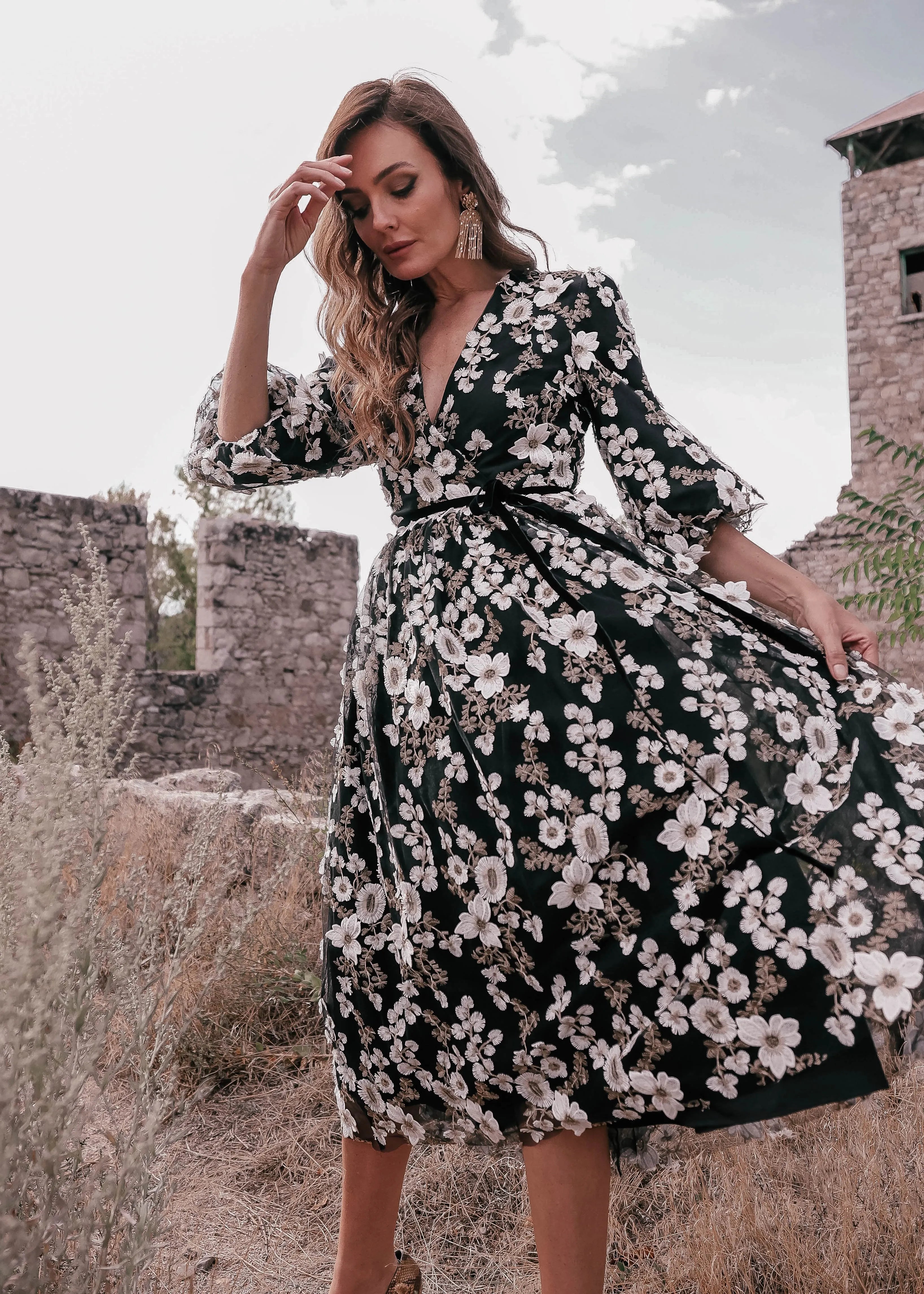 Holly Dress Dresses - JessaKae - Holly Dress - Rose / XXS