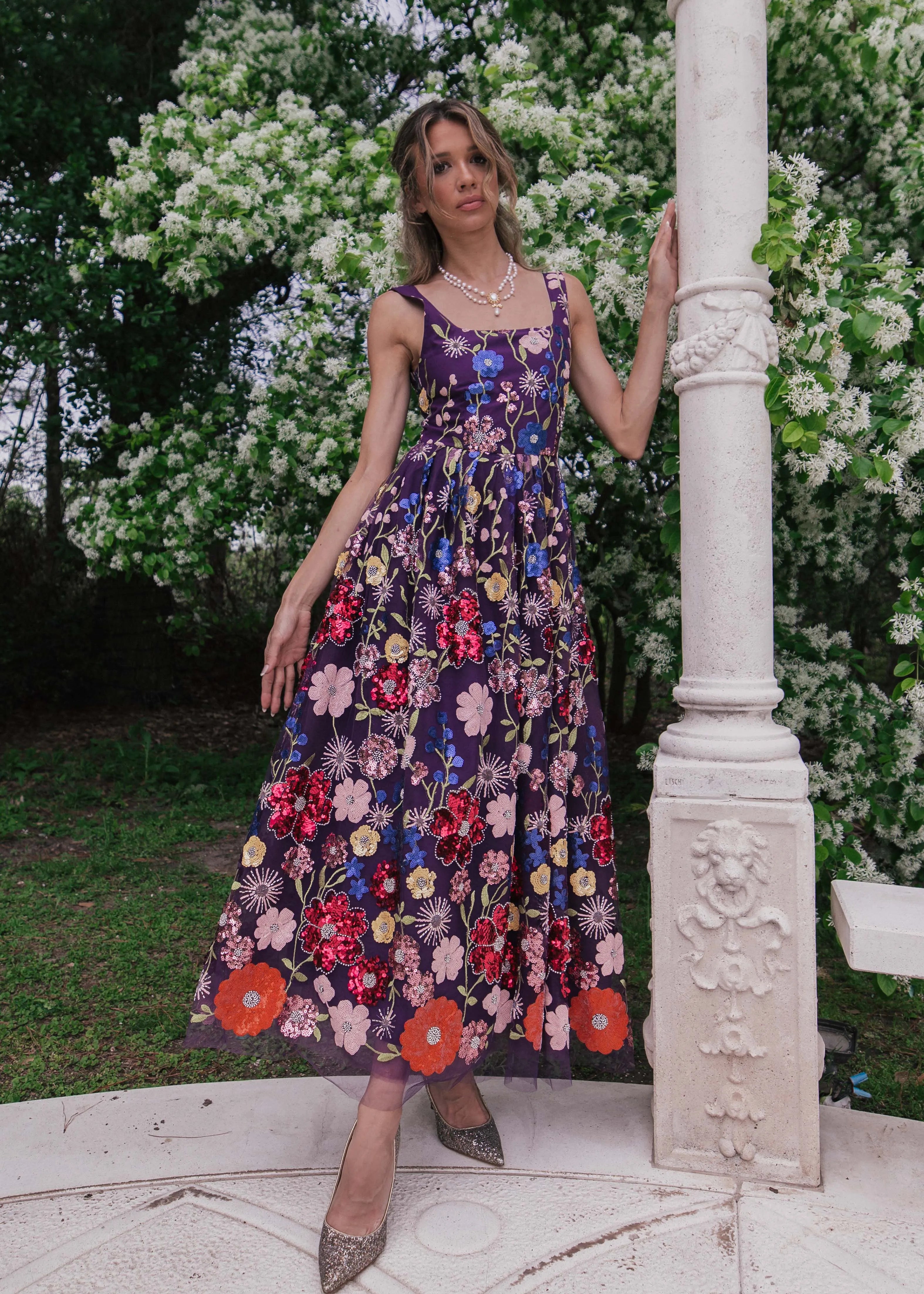 Jasmine Dress Dresses - JessaKae - Jasmine Dress - Royal Purple / XXS