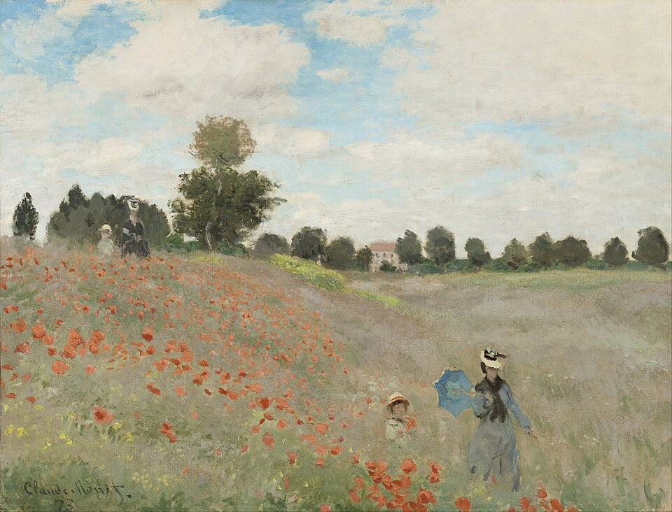 Claude Monet, The Poppy Field (Les Coquelicots)