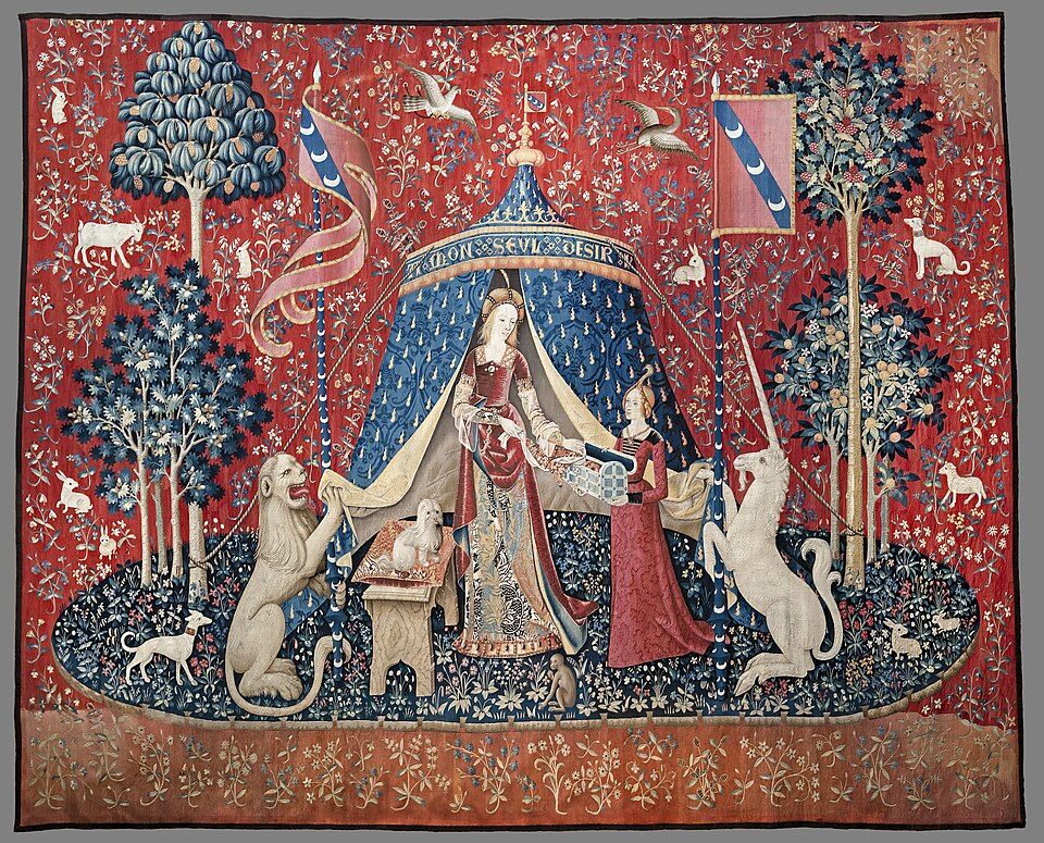 Unknown weavers, Flanders, The Lady and the Unicorn: À mon seul désir