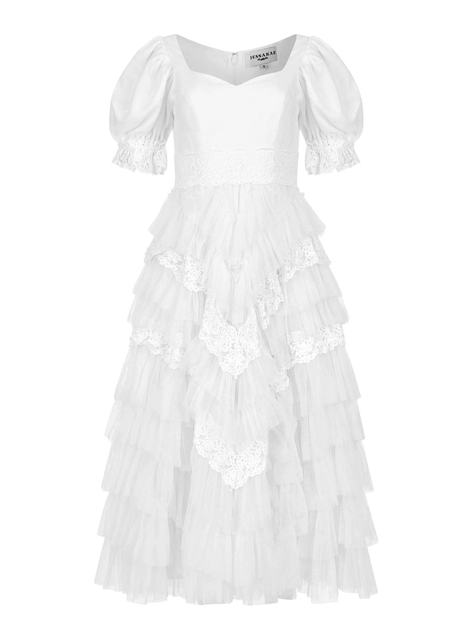 Thumbelina Dress White