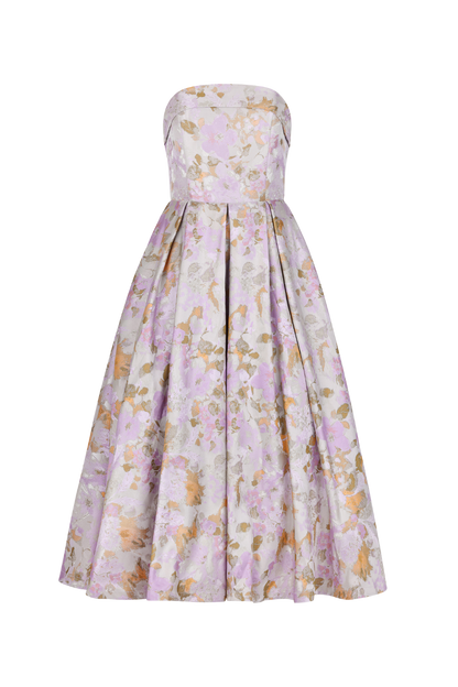 chic size inclusive model wearing JessaKae Anastelle Dress