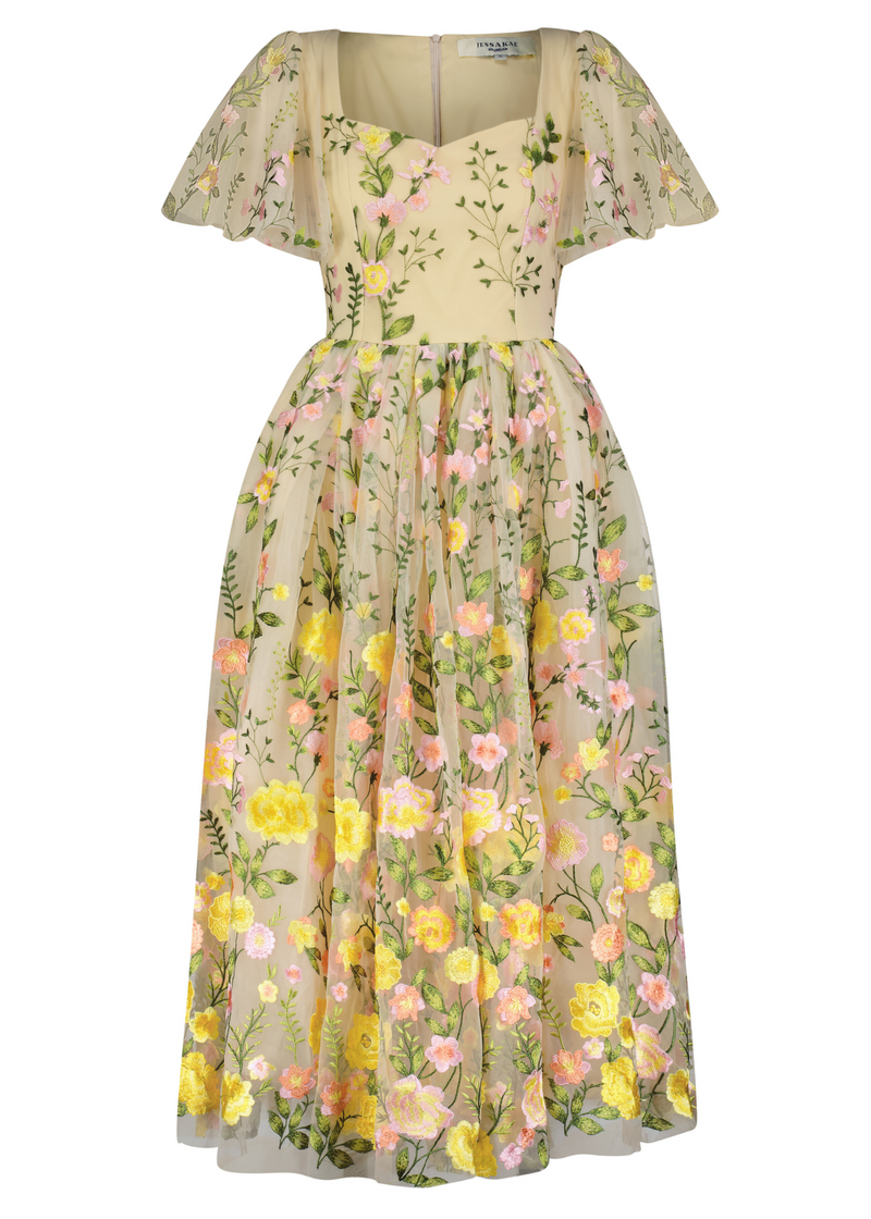 Blushing Flora Dress