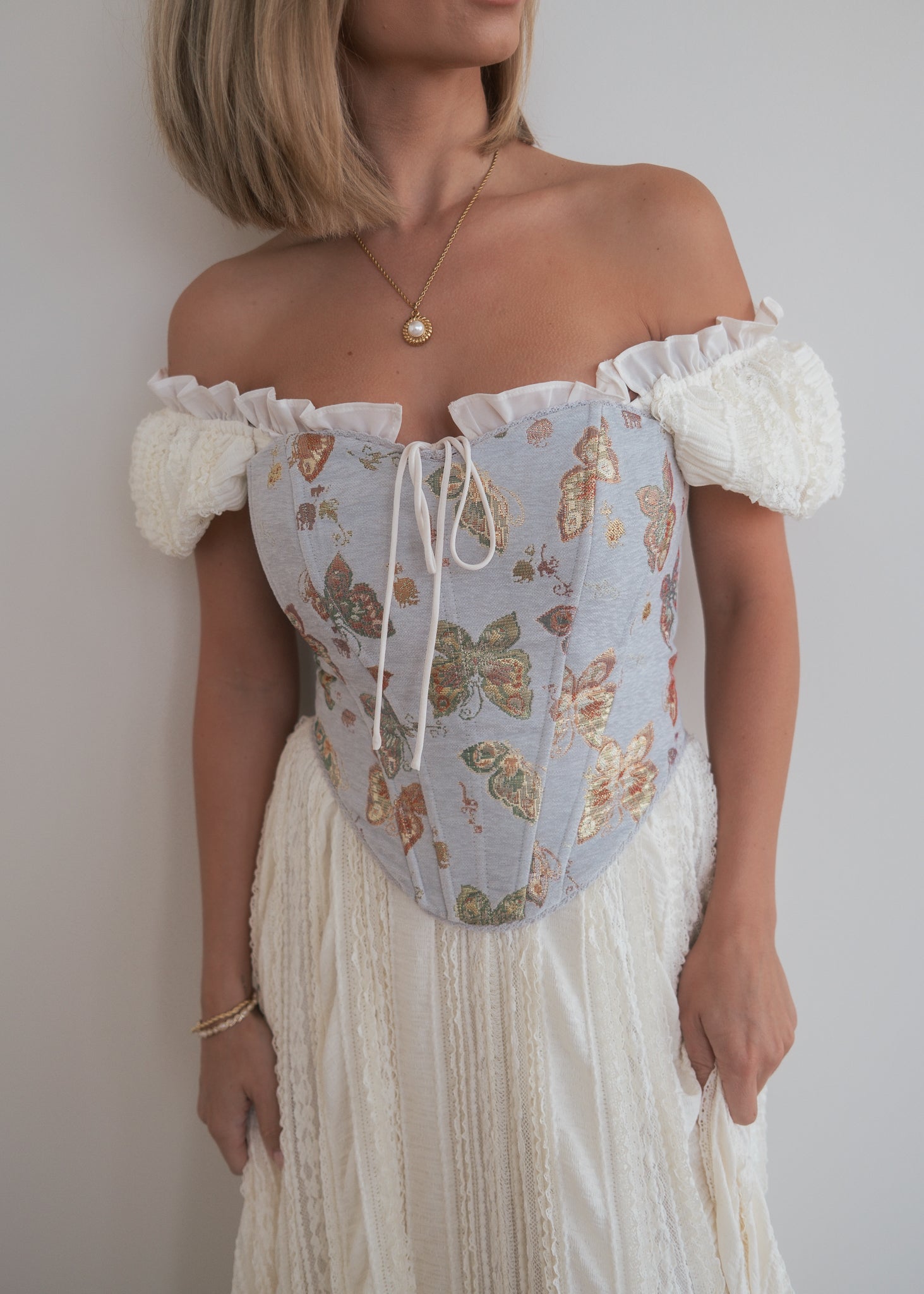 Butterfly Corset | Blue