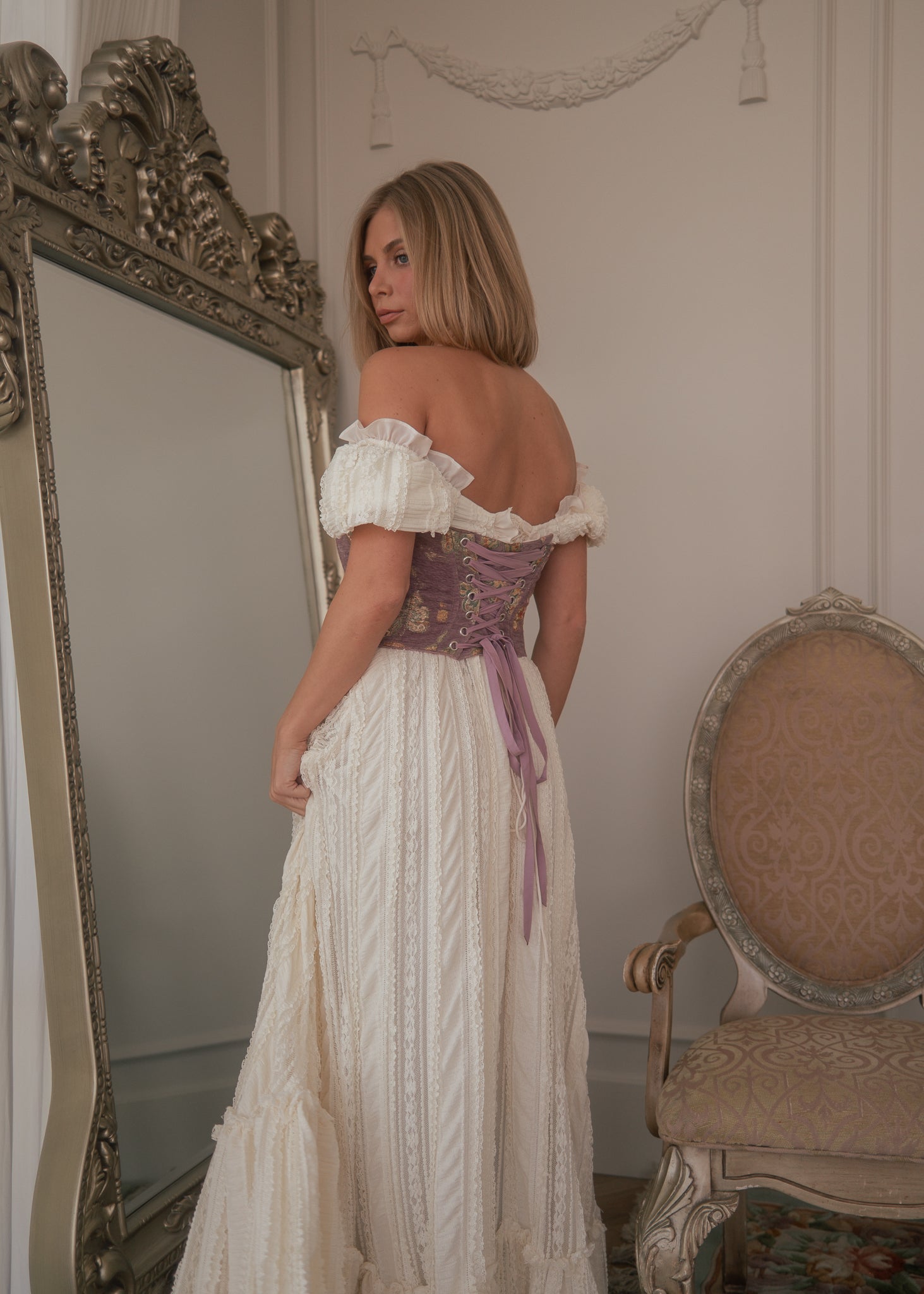 Butterfly Corset | Purple | Occasion Dress in Sizes XXS–6X