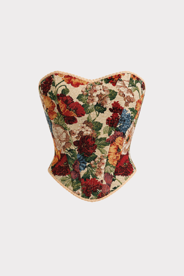 Cora Corset Burgundy