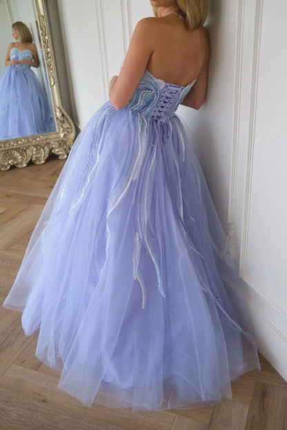 Opal Beaded Corset Dress