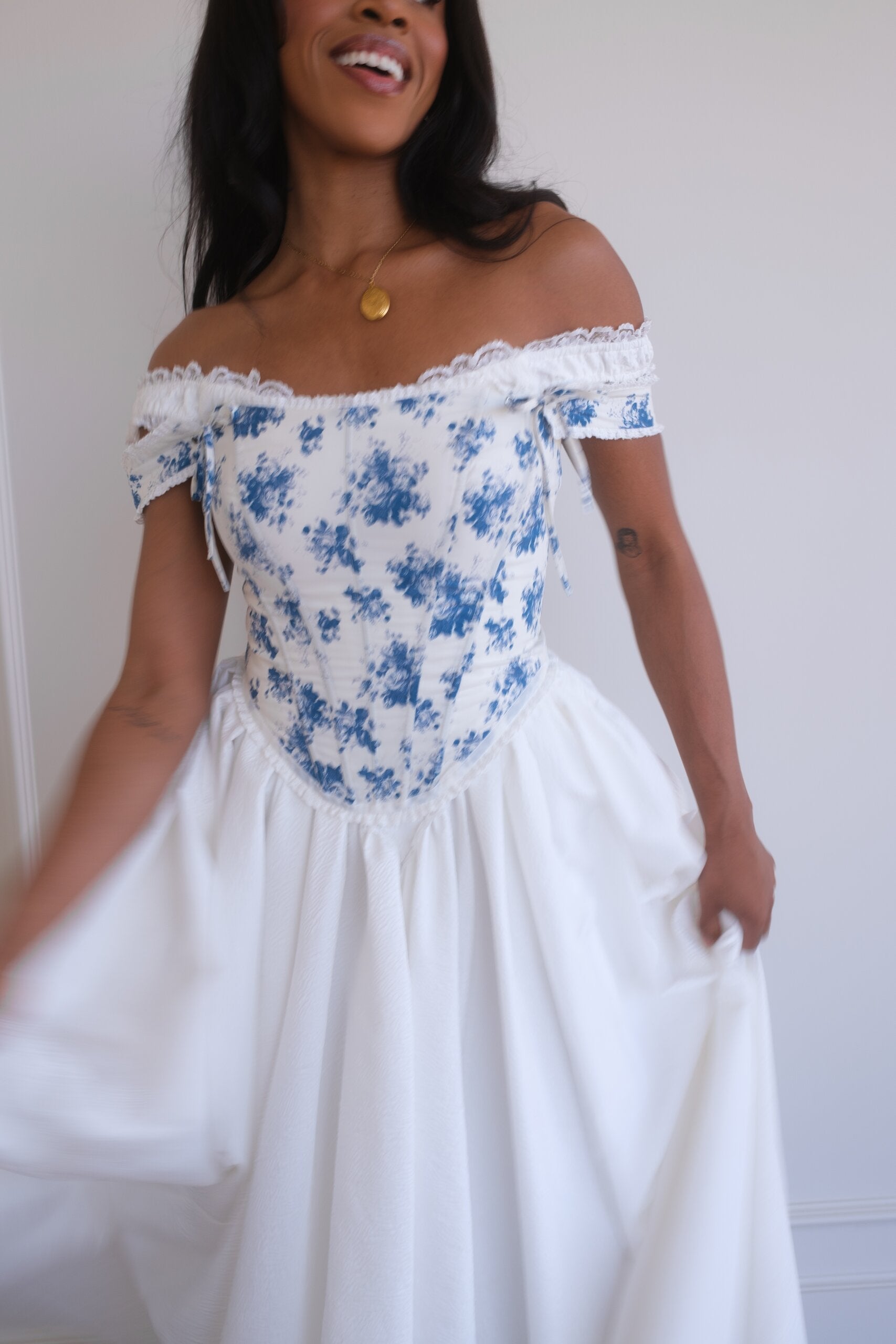 corset prairie dress Act I New York vintage prairie dress corset gown