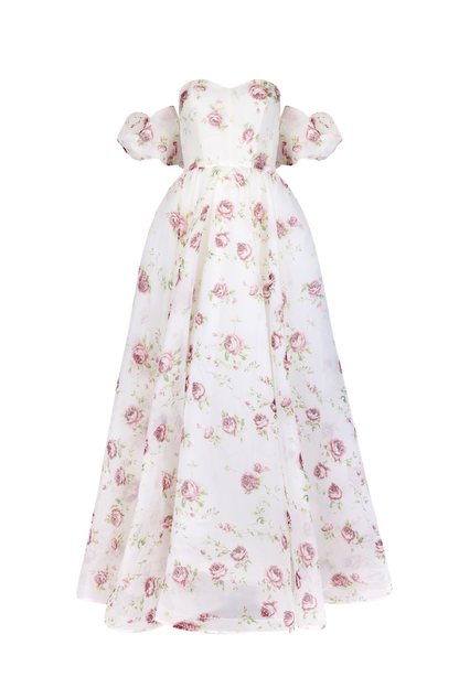 chic size inclusive model wearing JessaKae Evangeline Dress