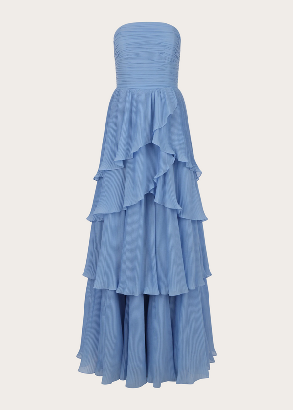 Nori Strapless Tiered Dress