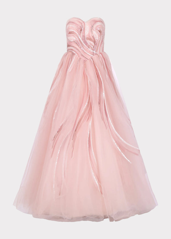 Opal Beaded Corset Dress