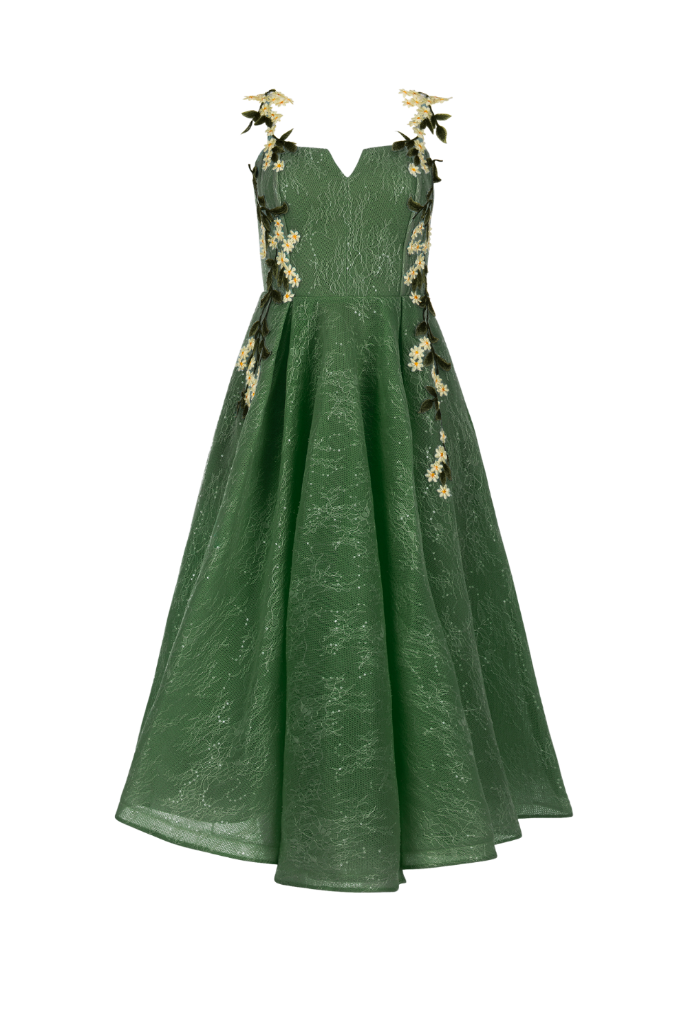Lily Petal Dress green ghost