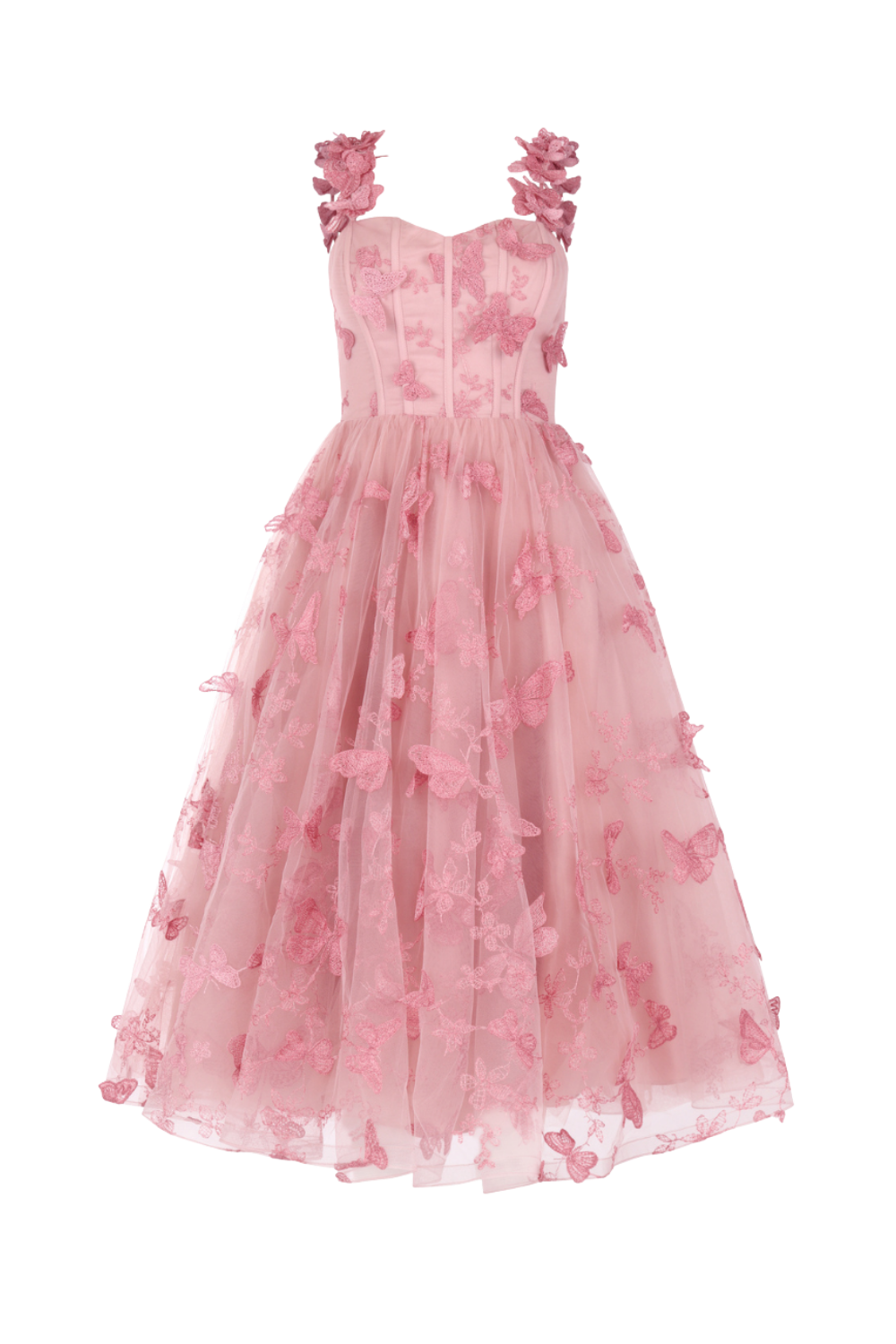 Mariposa Dress Dresses - JessaKae - Mariposa Dress - Flutter Pink / 00