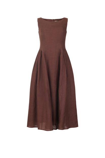chic size inclusive model wearing JessaKae Miranda Dress