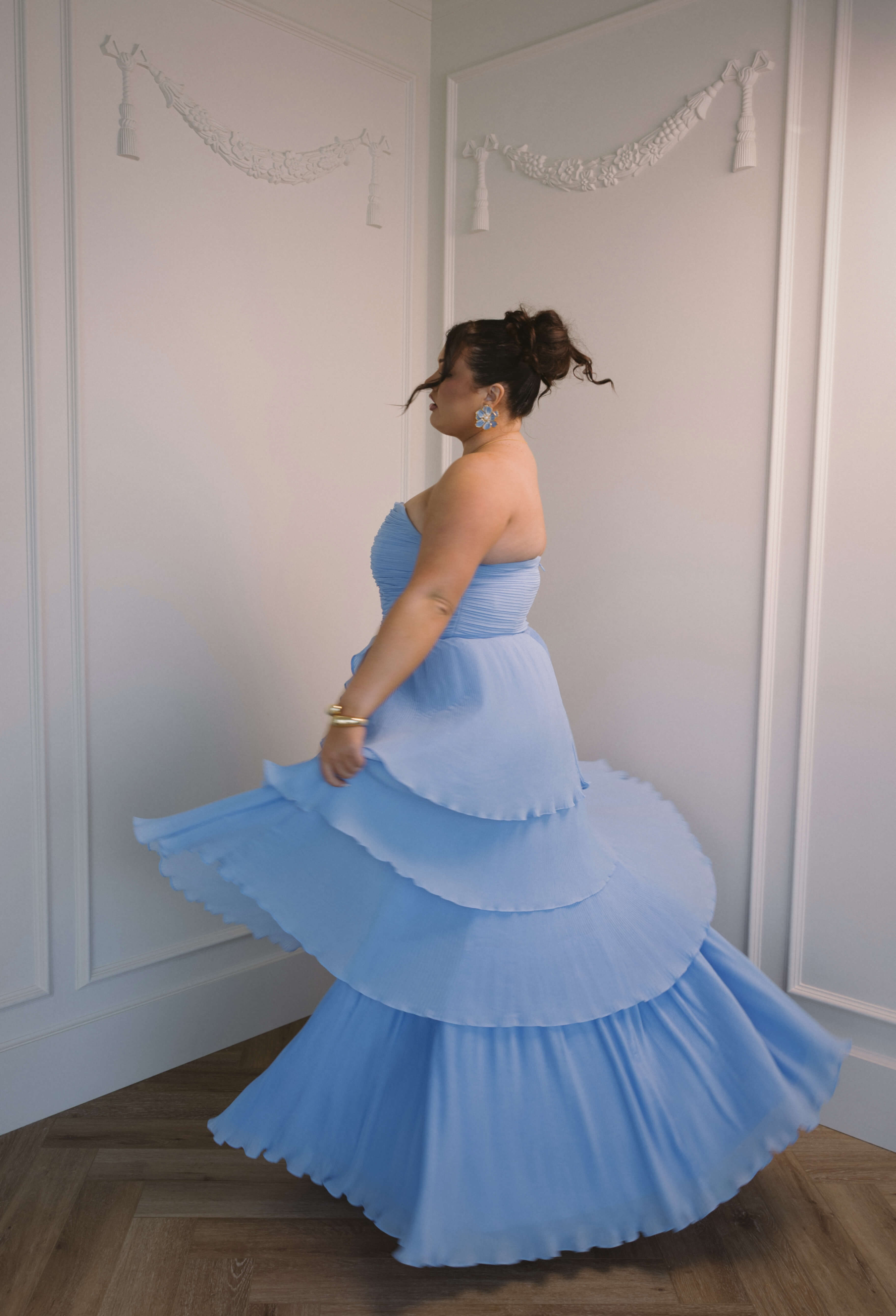 Nori Strapless Tiered Dress | Occasion Dress in Sizes XXS–6X