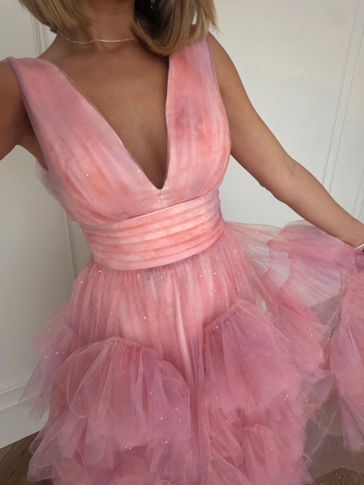 Calypso V-Neck A-Line Dress