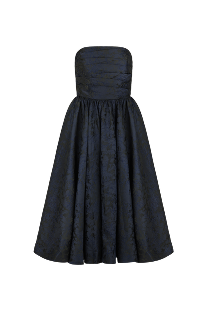 chic size inclusive model wearing JessaKae Winslow Dress