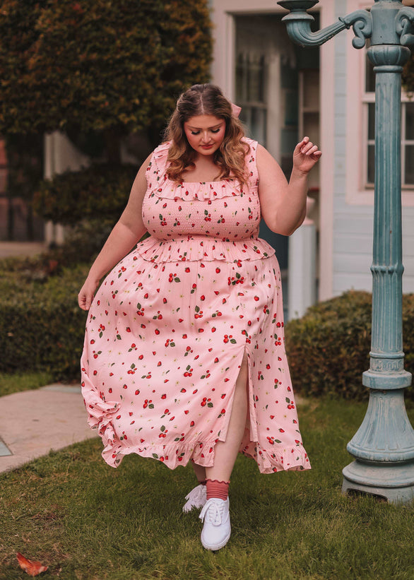 Berry Bunch Dress - Blushed Berries