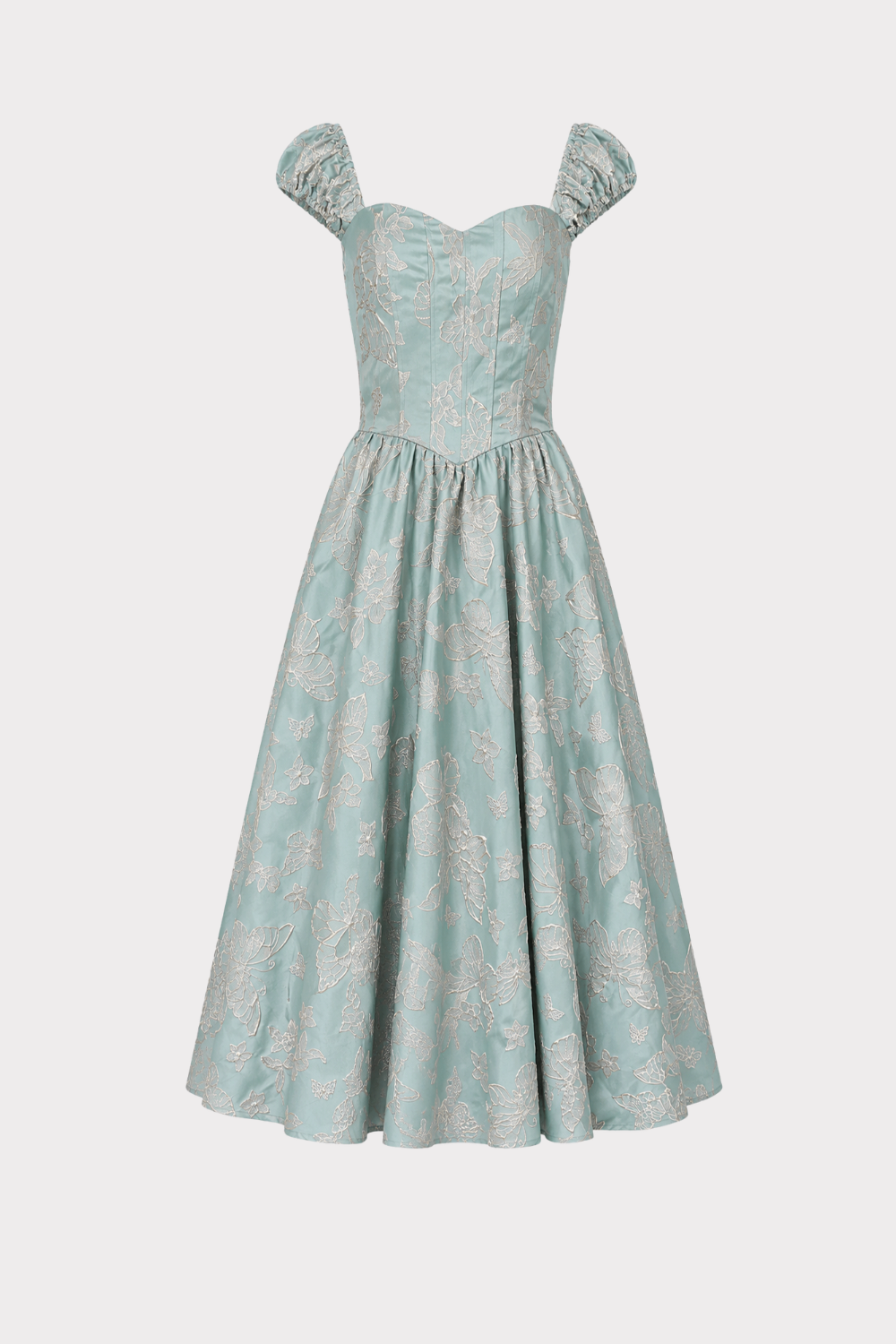 Carolyn Dress Sage ghost