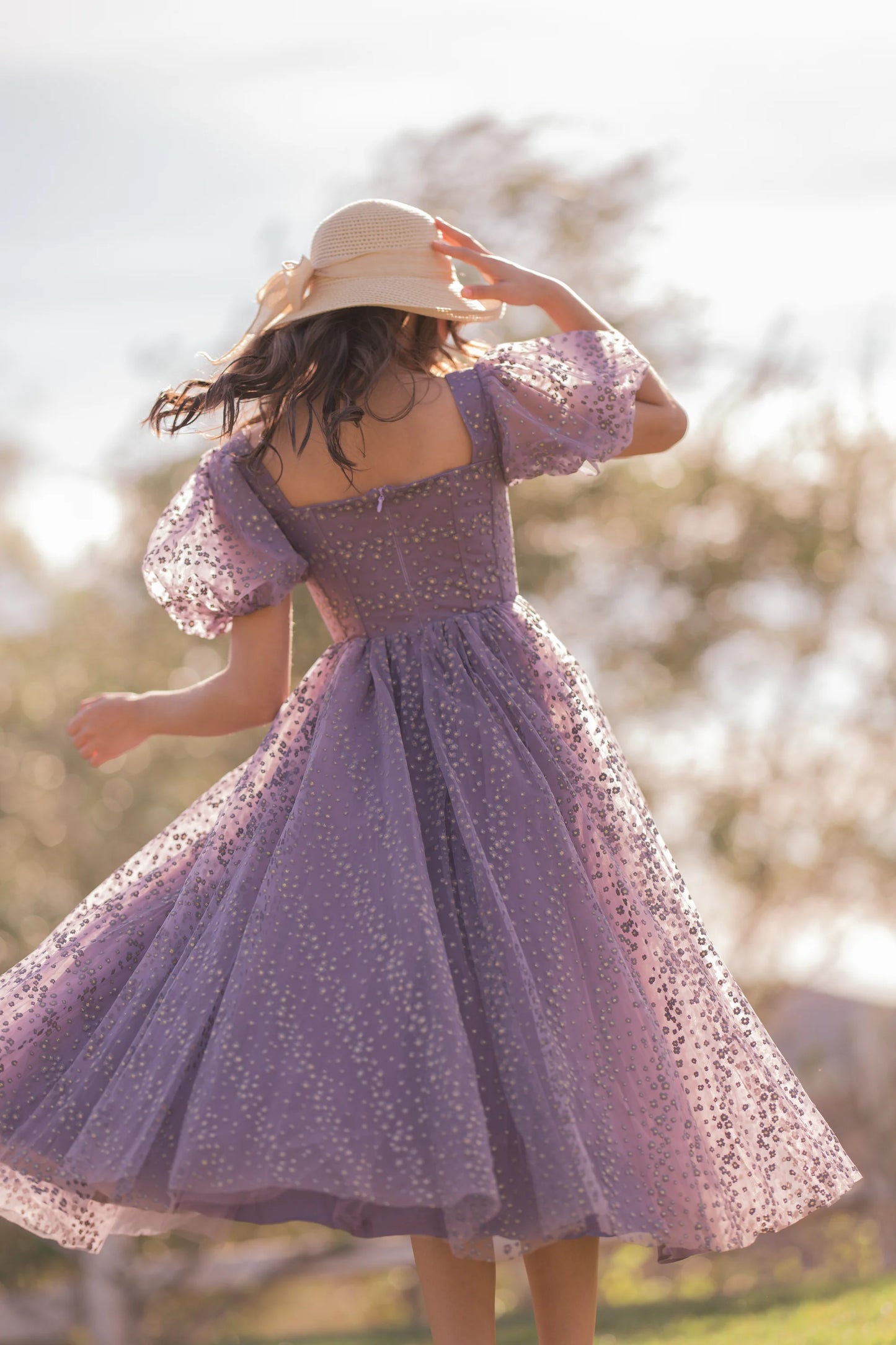 Everbloom Dress purple