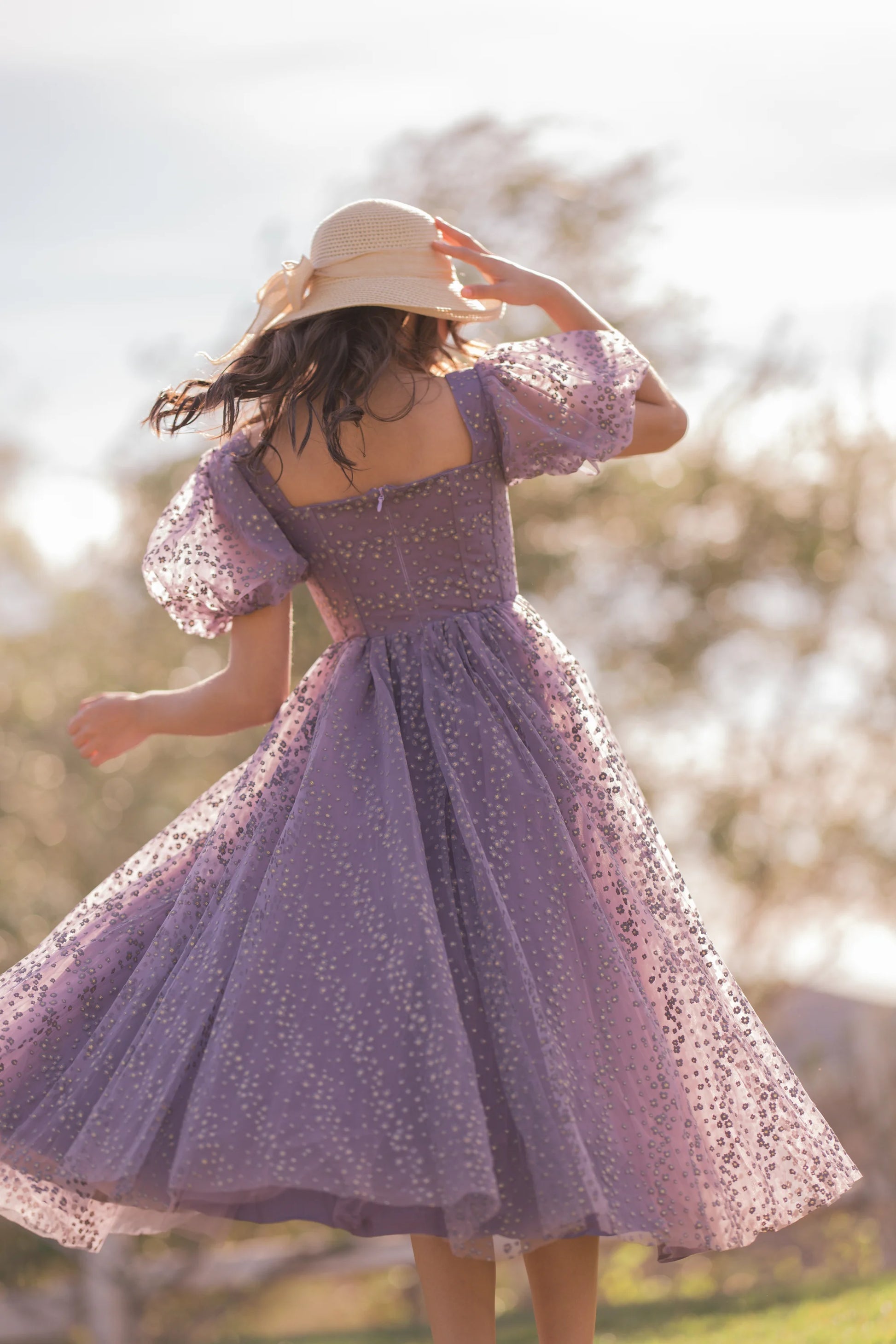 Everbloom Dress purple