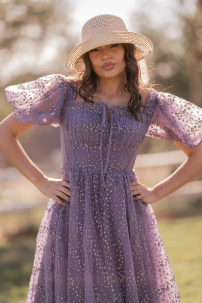Everbloom Dress purple detail