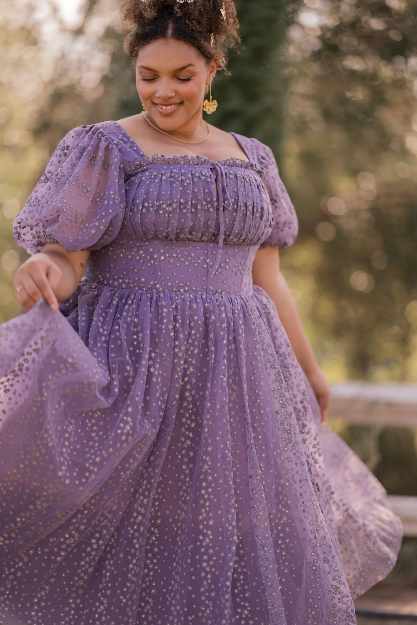 Everbloom Dress purple