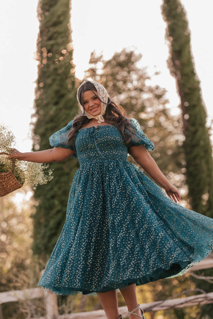 Everbloom Dress teal