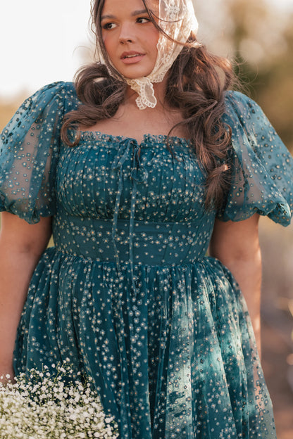 Everbloom Dress teal