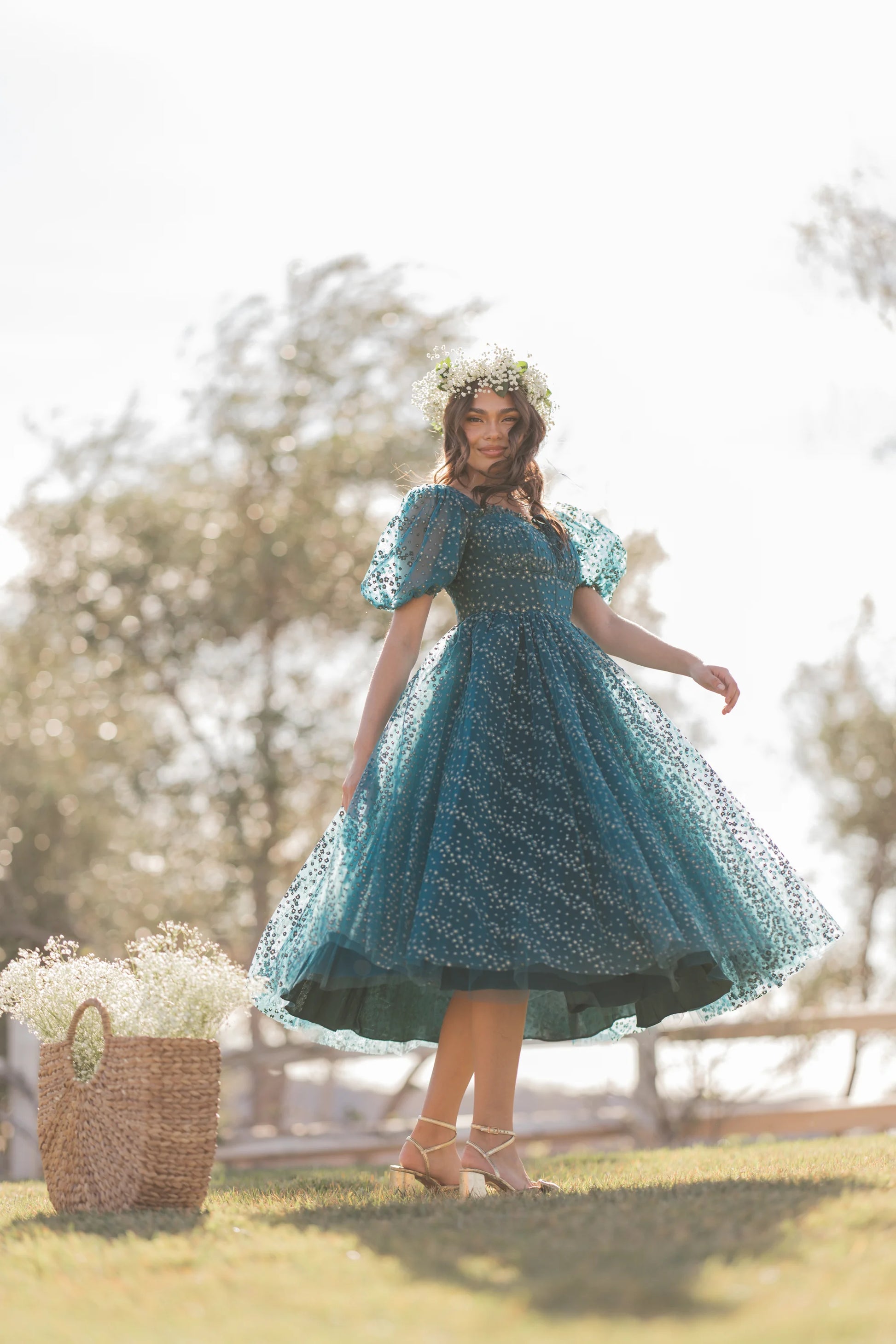 Everbloom Dress teal