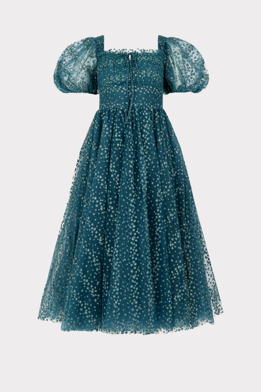 Everbloom Dress teal ghost