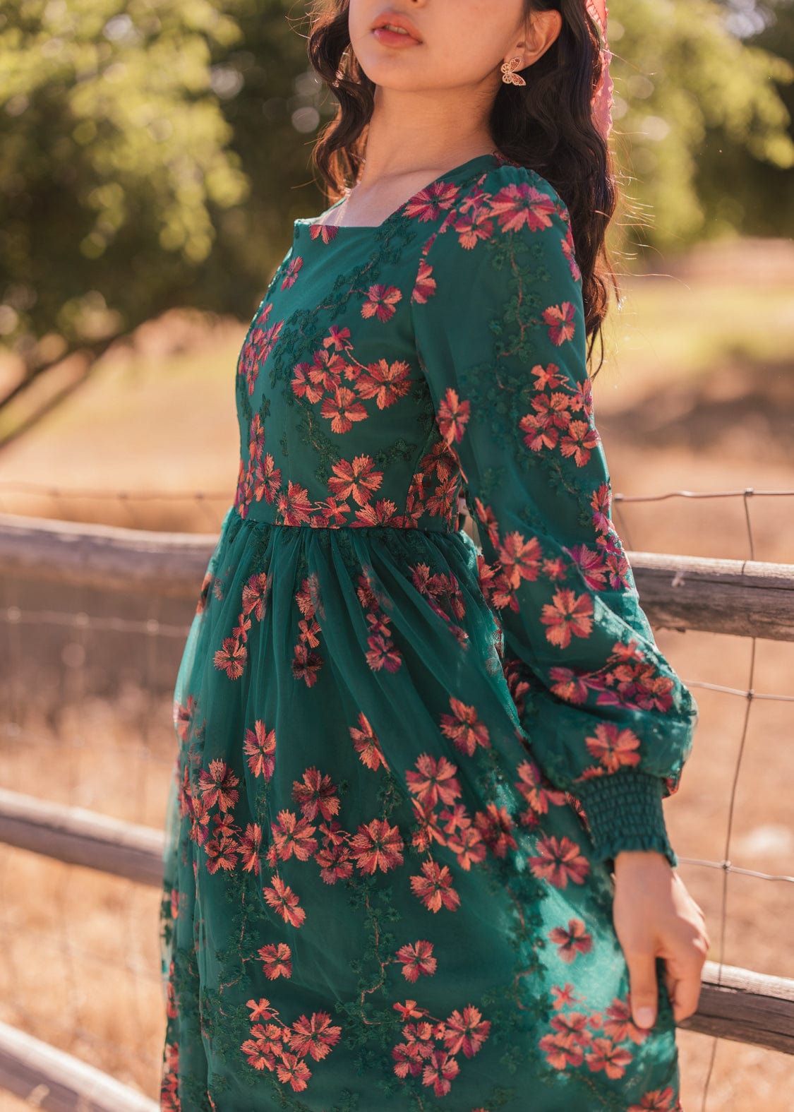 Acacia Dress - Acacia Green