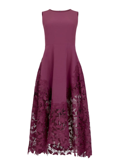 chic size inclusive model wearing JessaKae Adara Dress