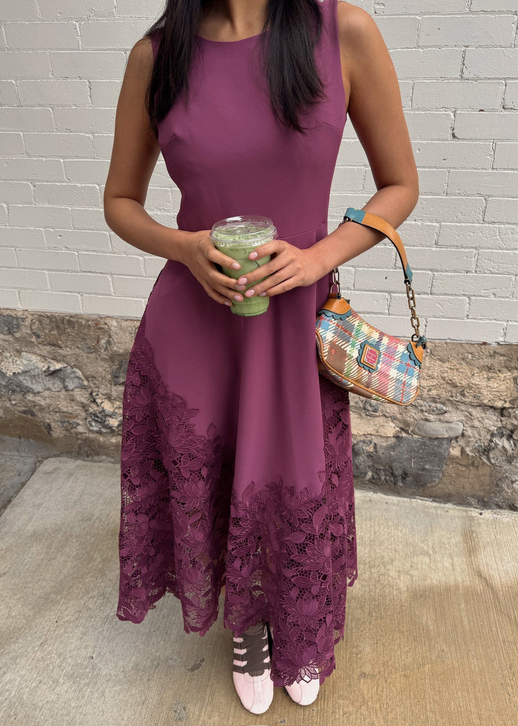 chic size inclusive model wearing JessaKae Adara Dress